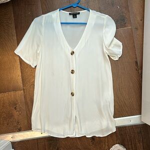 White button down shirt size xxs.